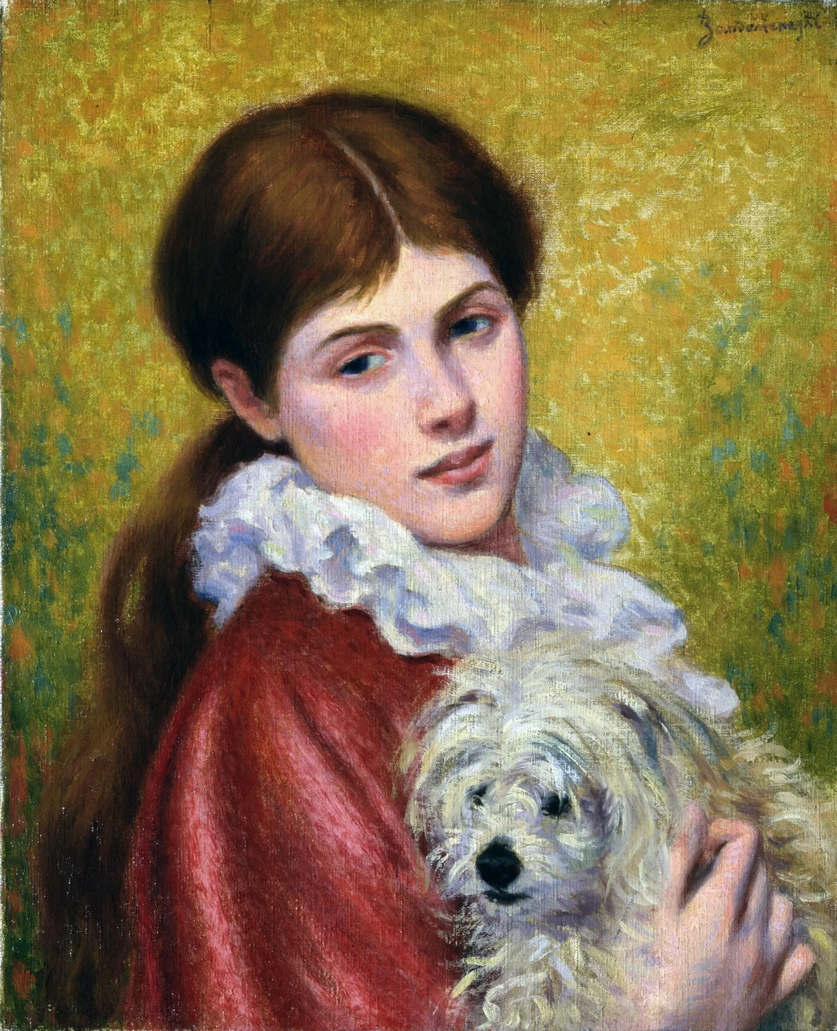 Signora con cagnolino - Studio d’Arte Nicoletta Colombo, Milano